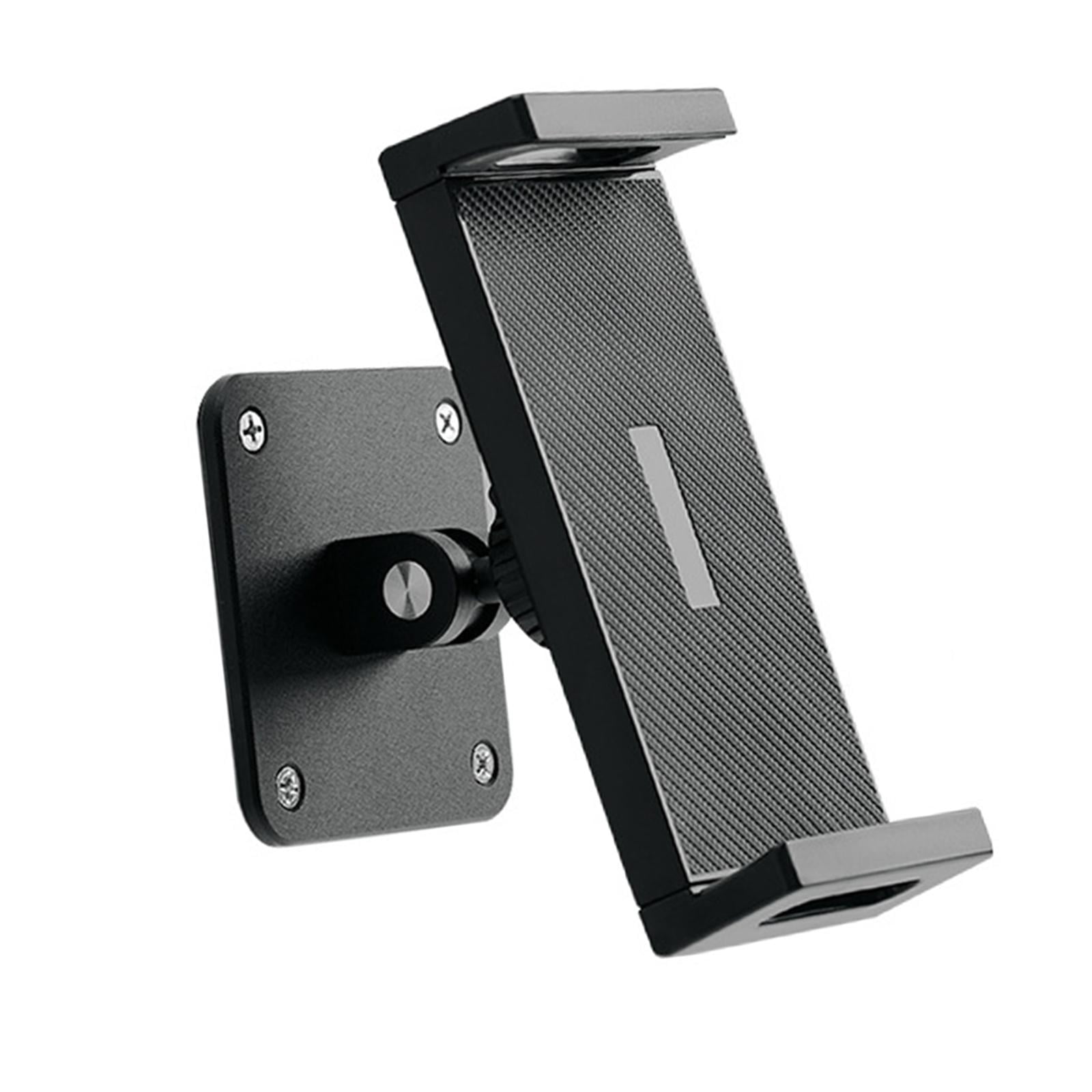 Magideal - Soporte De Pared Ajustable Giratorio Soporte Universal Para Dispositivos Base De Aleación De Aluminio Montaje Con Taladro Adecuado Para Hogares Oficin Desplegado 7cm