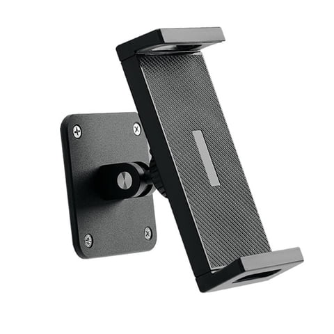 Magideal - Soporte De Pared Ajustable Giratorio Soporte Universal Para Dispositivos Base De Aleación De Aluminio Montaje Con Taladro Adecuado Para Hogares Oficin Desplegado 7Cm