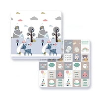 Babyluna - Alfombra Anti Golpe Impermeable 200X180X2 Paseo Y Mundo