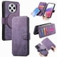 thumbnail image 2 of Funda Billetera Magnética para Xiaomi Redmi 14C Soporte Tarjetas Desmontable Morado, 2 of 6