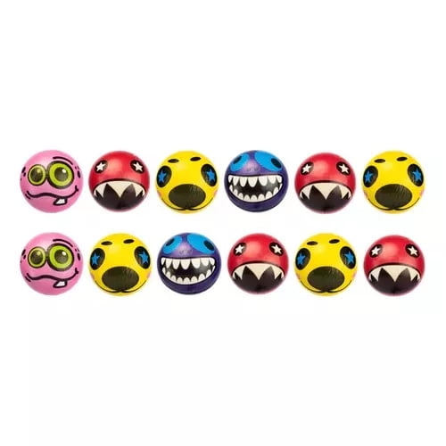 12 Bolas De Anti-estrés Pelota Relajacion Monster Multicolor