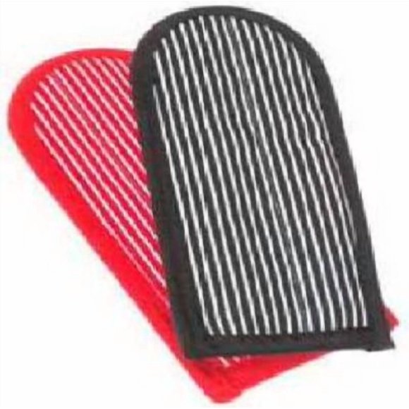 Oven Mitt Lodge de silicona roja, paquete de 2