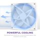 thumbnail image 4 of Ventilador de carcasa para PC NZXT F120P, 120 mm, presión estática, blanco, 4 of 8