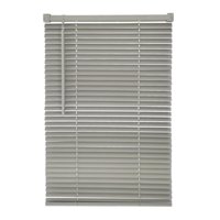 Aura Home - Persiana Veneciana Pvc 25Mm 180X165 Cm Manual Gris Ceniza Aura