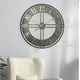 thumbnail image 4 of Reloj de Pared Grande Metálico Gris Estilo Industrial 60 cm, 4 of 6