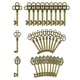thumbnail image 1 of Colgantes JIALEEY 30 piezas Llaves Esqueleto Vintage 57‑63 mm, 1 of 7