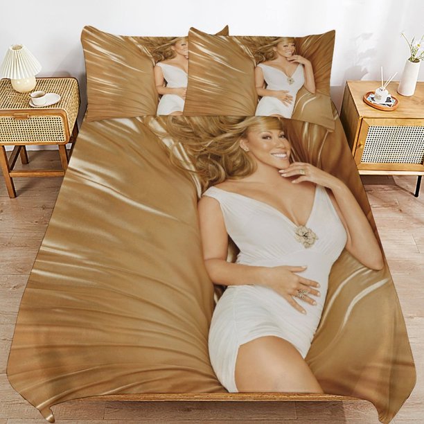 Mariah Carey Soft Zip Access Comfort Line Strong Fabric Handling Thread Weave Duvet Cover Sets Room Fit