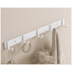 thumbnail image 1 of Effortlessly Organize Your Bathroom with Our Punch-Free Hook - Strong Adhesive Wall-Mounted Hanger for Towels and More!, 1 of 5