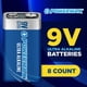 thumbnail image 2 of Baterías Powermax de 9 V ultralargas, paquete de 8, 2 of 6