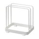 thumbnail image 1 of Soporte Para Tabla De Cortar, Soporte Para Utensilios De Cocina Con 2 Ranuras, Para Platos De Gabinete, Utensilios Para Hornear, Blanco, 1 of 3