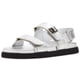 thumbnail image 1 of Sandalia Steve Madden Mona de piel plateada para mujer, talla 6.5US, 1 of 7