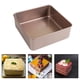 thumbnail image 2 of Bandeja para hornear antiadherente de acero al carbono para pasteles, fácil de limpiar, superficie lisa para hornear y asar, resistente, rectangular, de 10 pulgadas, 2 of 5