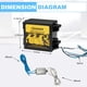thumbnail image 4 of Kit de frenos de remolque BUNKER INDUST con cargador de 12 V, 4 of 7
