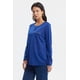 thumbnail image 2 of Polera Mujer Aplicación Cierre Azul, 2 of 4