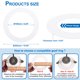 thumbnail image 2 of Uxcell 6.3" ID 10" OD Anillos de Ajuste para Luz Empotrada Anillo de Recorte Blanco Brillante para Lámparas de Techo y Pared, 2 of 7