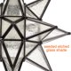 thumbnail image 2 of Lámpara de techo HYDELITE 33 cm Estrella Morava con vidrio con semillas negro, 2 of 8