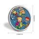 thumbnail image 2 of Rocket Power theme Round Button Badge Premium Metal Construction Ideal For High end Events 2 8 Cm, 2 of 6