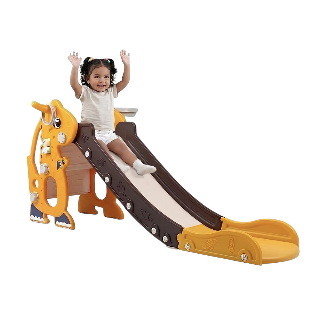 Resbalín Infantil Lubabycas Plegable Top Amarillo 1-6 Años