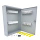 thumbnail image 1 of Gabinete de Almacenamiento de Llaves Huron con 60 Ranuras, Acero con Cerradura, Gris, 1 of 1