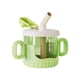 thumbnail image 3 of Sippy Cups Taza De Entrenamiento De Silicona De 10 Oz/300 Ml Para Niños Verde, 3 of 5