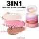 thumbnail image 3 of Set Maquillaje 3 En 1 Mini Iluminador Rubor Bronceador, 3 of 3