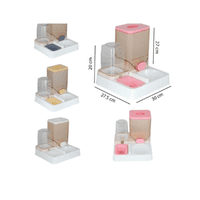 Genérico - Dispensador Automático Comida Agua Pará Mascotas Perros Gato