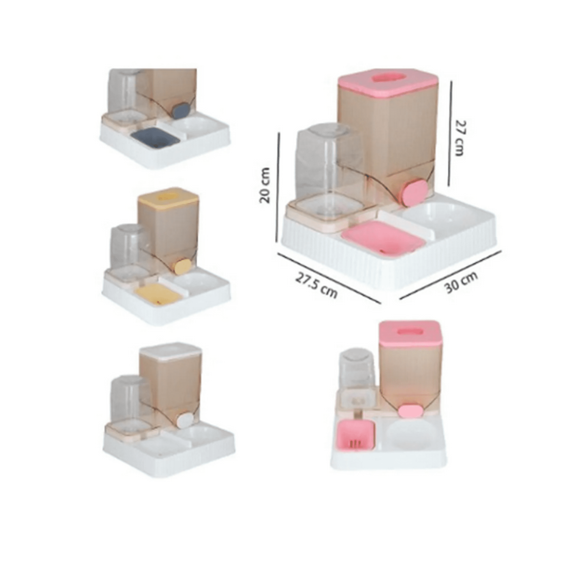 Genérico - Dispensador Automático Comida Agua Pará Mascotas Perros Gato