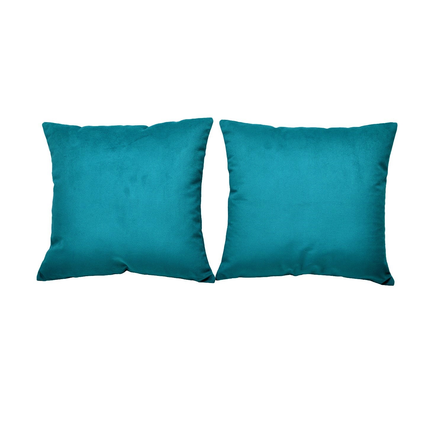 Masel - Set 2 Cojines New Velvet 40x40 40x40 Turquesa