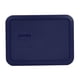 thumbnail image 2 of Tapa de repuesto para almacenamiento de alimentos Pyrex 7210, 3 tazas, azul (paquete de 2), 2 of 3