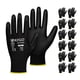 thumbnail image 1 of Guantes de trabajo KAYGO KG11PB de punto sin costuras con revestimiento de poliuretano para hombre y mujer, 1 of 5