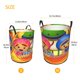 thumbnail image 5 of Team Umizoomi Cesta de lavandería de gran capacidad redonda con asa, bolsa para ropa sucia plegable, almacenamiento para dormitorio, baño y lavadero 44x35 cm, 5 of 6