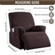 thumbnail image 5 of Fundas para sillones reclinables, fundas elásticas para sillones reclinables, fundas para sofás reclinables, fundas de jacquard a rayas, fundas protectoras para muebles, 5 of 7