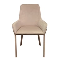 Habita2 Chile - Sillas Acolchadas De Comedor Brito Con Apoyabrazos - Beige