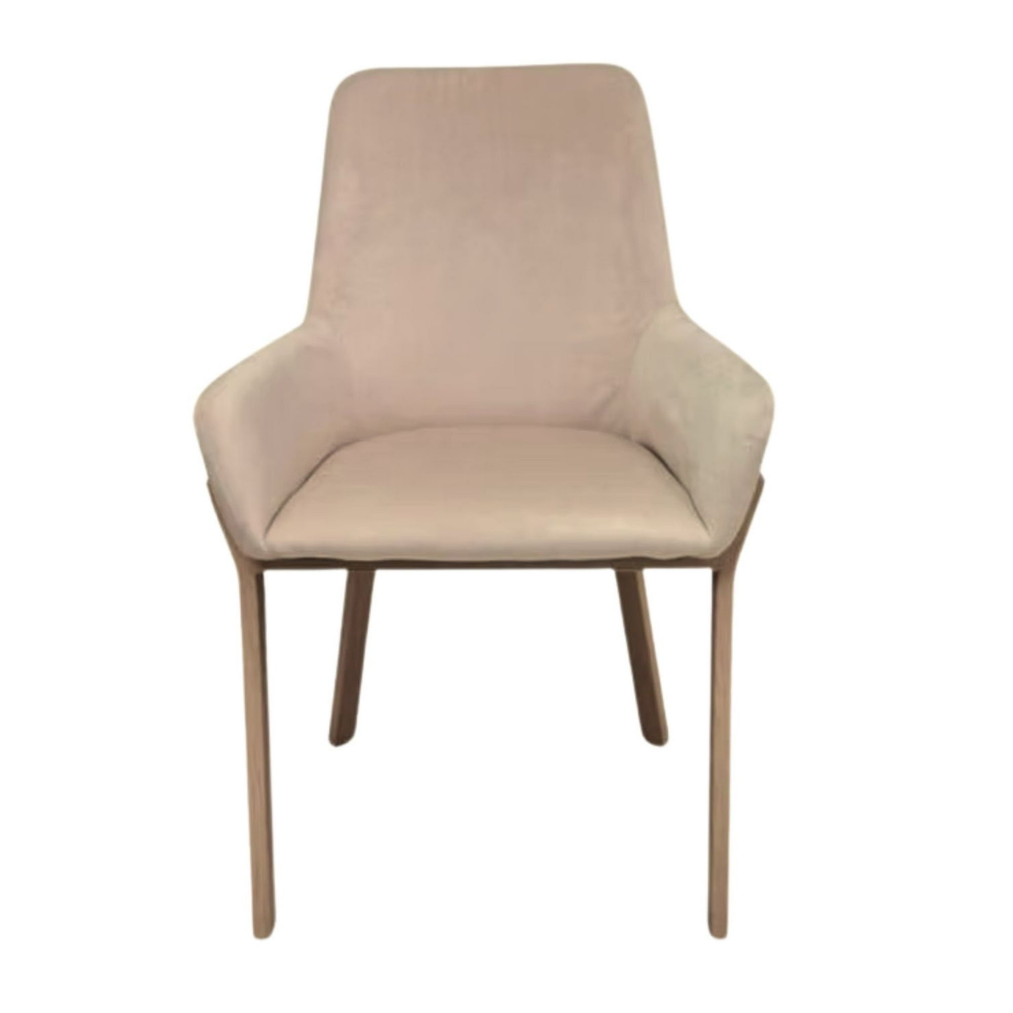 Habita2 Chile - Sillas Acolchadas De Comedor Brito Con Apoyabrazos - Beige