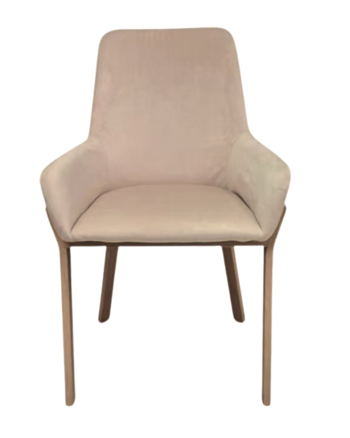 Habita2 Chile - Sillas Acolchadas De Comedor Brito Con Apoyabrazos - Beige