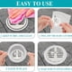 thumbnail image 3 of 10pcs/30pcs Disposable Hair Floor Drain Pasted With Kitchen Anti-clogging Filter Screen Bathroom Hair Filter Sticker, 3 of 4