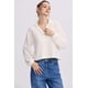 thumbnail image 1 of Polerón Mujer Cuello Camisero Crudo, 1 of 4