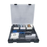 Magideal - Terreno De Reparación De Pisos, Herramienta De Reparación De Bricolaje Con Caja De Almacenamiento, Herramientas De Reparación De Articulaciones, Lápic