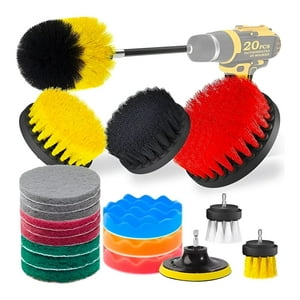 Master Prox - Set 20 Pcs Limpieza De Auto Hogar Set Cepillos Para Taladro