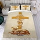 thumbnail image 4 of Cristiano Conjunto de sábanas temático, trío de piezas, cómodo y amigable con la piel, diseño único, regalo de decoración para el hogar para familiares, amigos y fans,135cm *200cm, 4 of 6