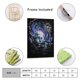 thumbnail image 2 of Einstein Cuadro decorativo colgante - Arte de pared - Póster enmarcado - Decoración de pared - Regalos para familia, amigos y aficionados 40*60 cm, 2 of 6
