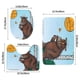 thumbnail image 3 of Gruffalo Juego de 3 alfombras de baño de coral fleece: tapete de baño + alfombra de inodoro en forma de U + funda de tapa de inodoro en forma de O, 3 of 6