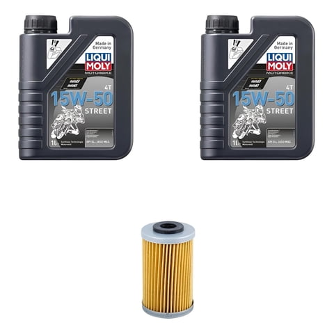 Liqui Moly - Kit Mantencion Para Moto Pulsar Rs 200 N250 Dominar 250