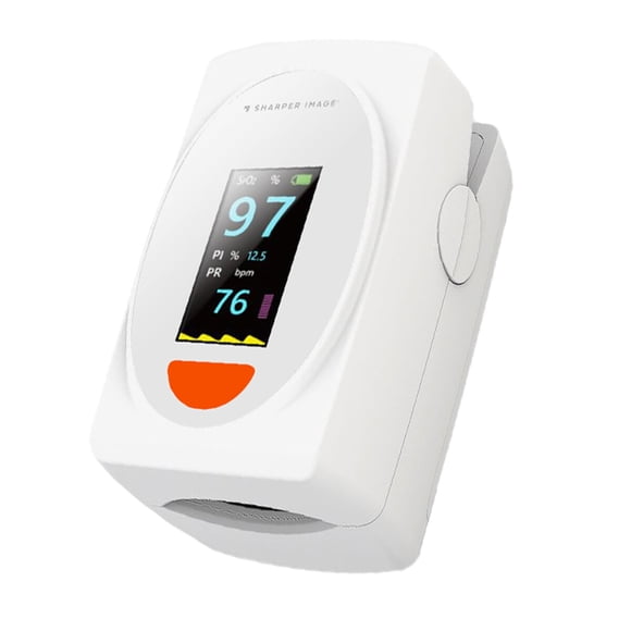 Oxímetro de Pulso Sharper Image OLED SpO2 Ritmo Cardíaco