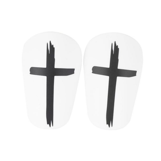 2 Piezas De Espinilleras De Fútbol, Equipo Protector De Pantorrilla, Protección Para Espinillas Para Adultos Y Niños, Color Blanco, 10x6cm