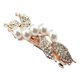 thumbnail image 1 of Elegante perla de cristal broches pinza de pelo horquilla mujeres blanco, 1 of 5