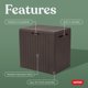 thumbnail image 3 of Caja de Almacenamiento para Exterior Keter City 114L Resina Marrón, 3 of 7