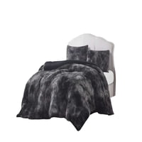 Genérico - Cobertores De Peludos Con Chiporro King 250X270Cm Color Negro