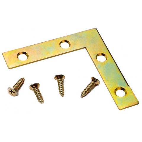 Lioi - Escuadra Plana 4 Un. 3""