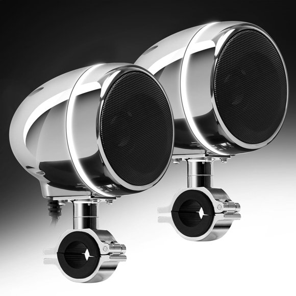 Altavoces para moto GoHawk AN4-Halo LED 4 con amplificador Bluetooth